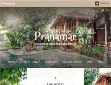 Tablet Screenshot of pranamarvillas.com